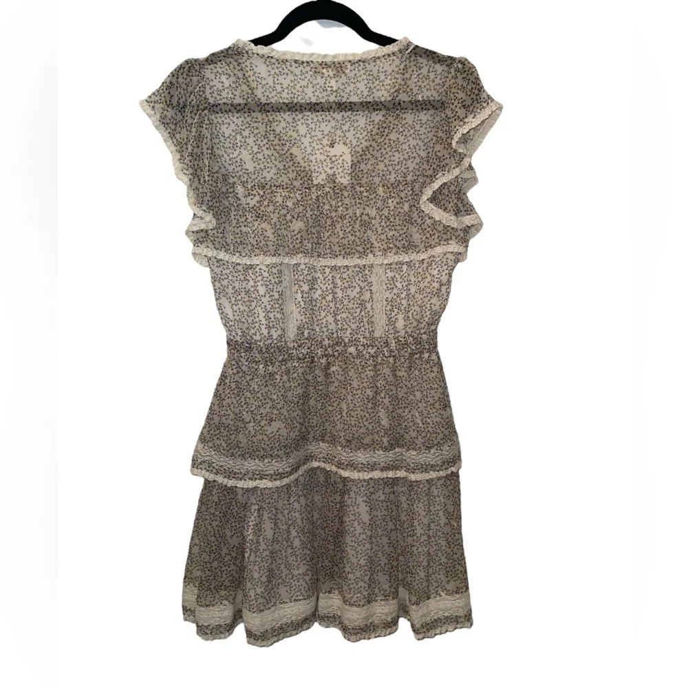 Chelsea & Violet Cream Floral Mini Dress - Picture 9 of 17